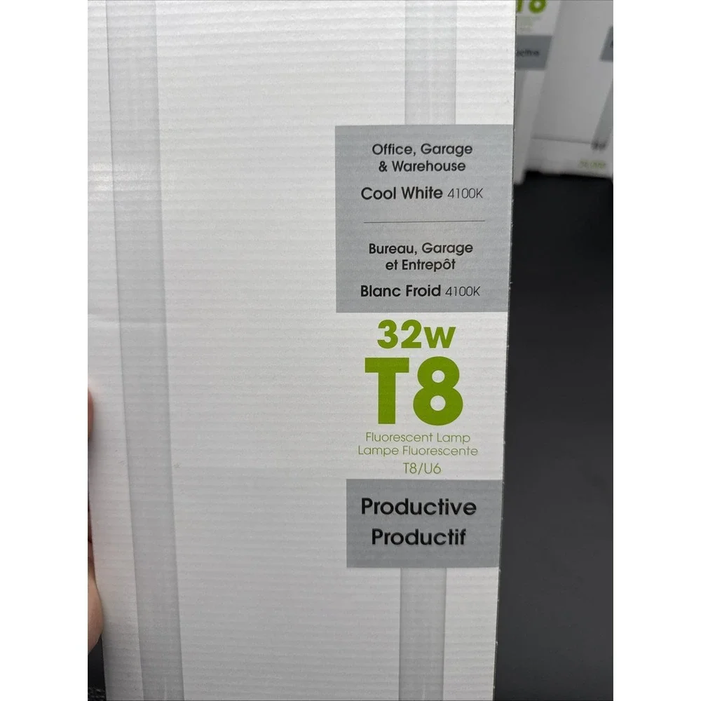 Six(6) Feit Electric 2 Ft. U-Bend Fluorescent Lamp Cool White 4100k 32w T8/U2